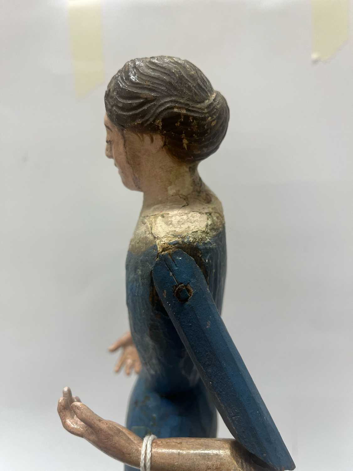A painted wooden doll, - Image 12 of 27