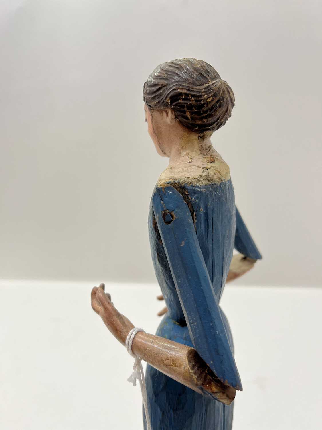 A painted wooden doll, - Image 20 of 27