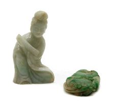 A Chinese jadeite guanyin,