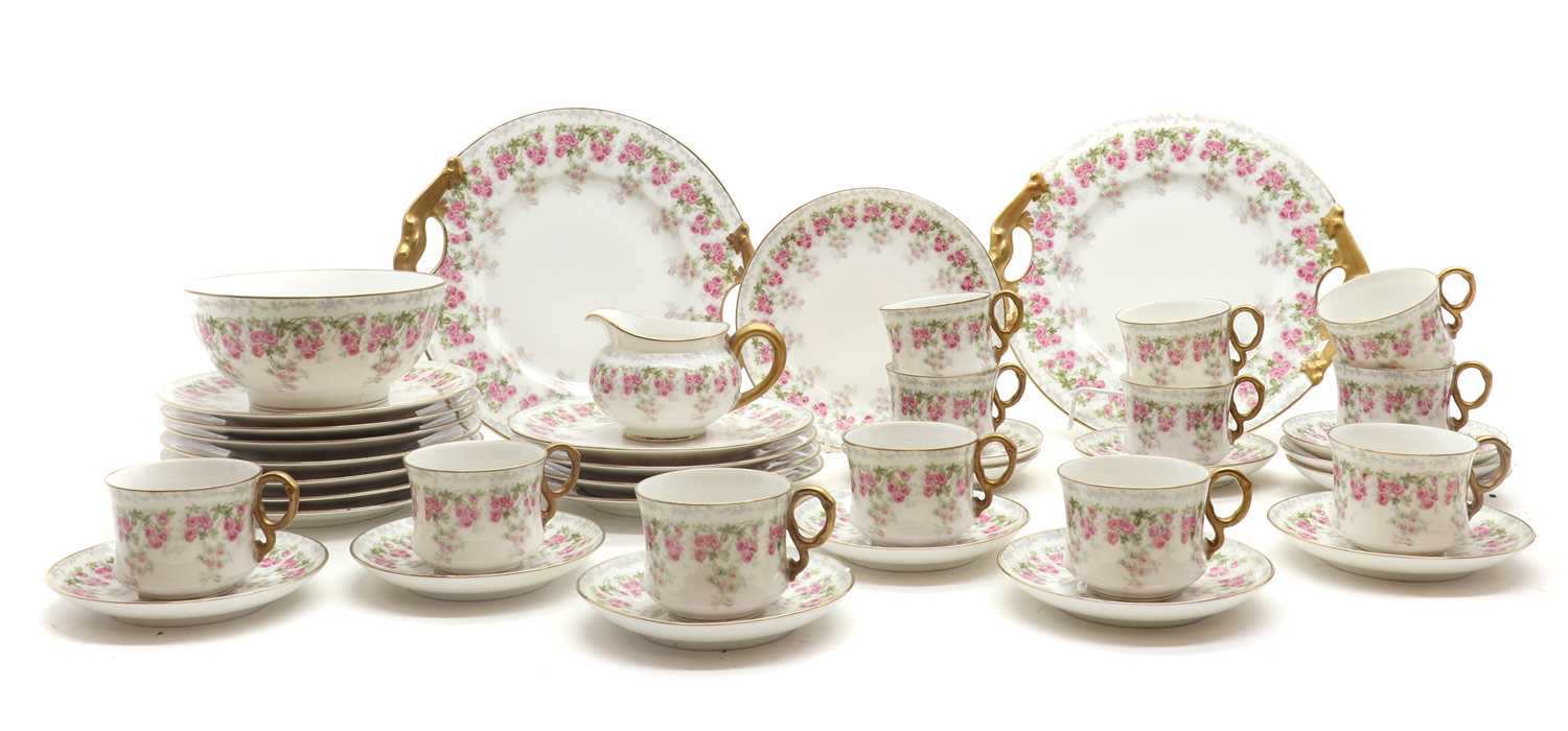 A Bernardaud & Cie Limoges porcelain tea service, - Bild 2 aus 3