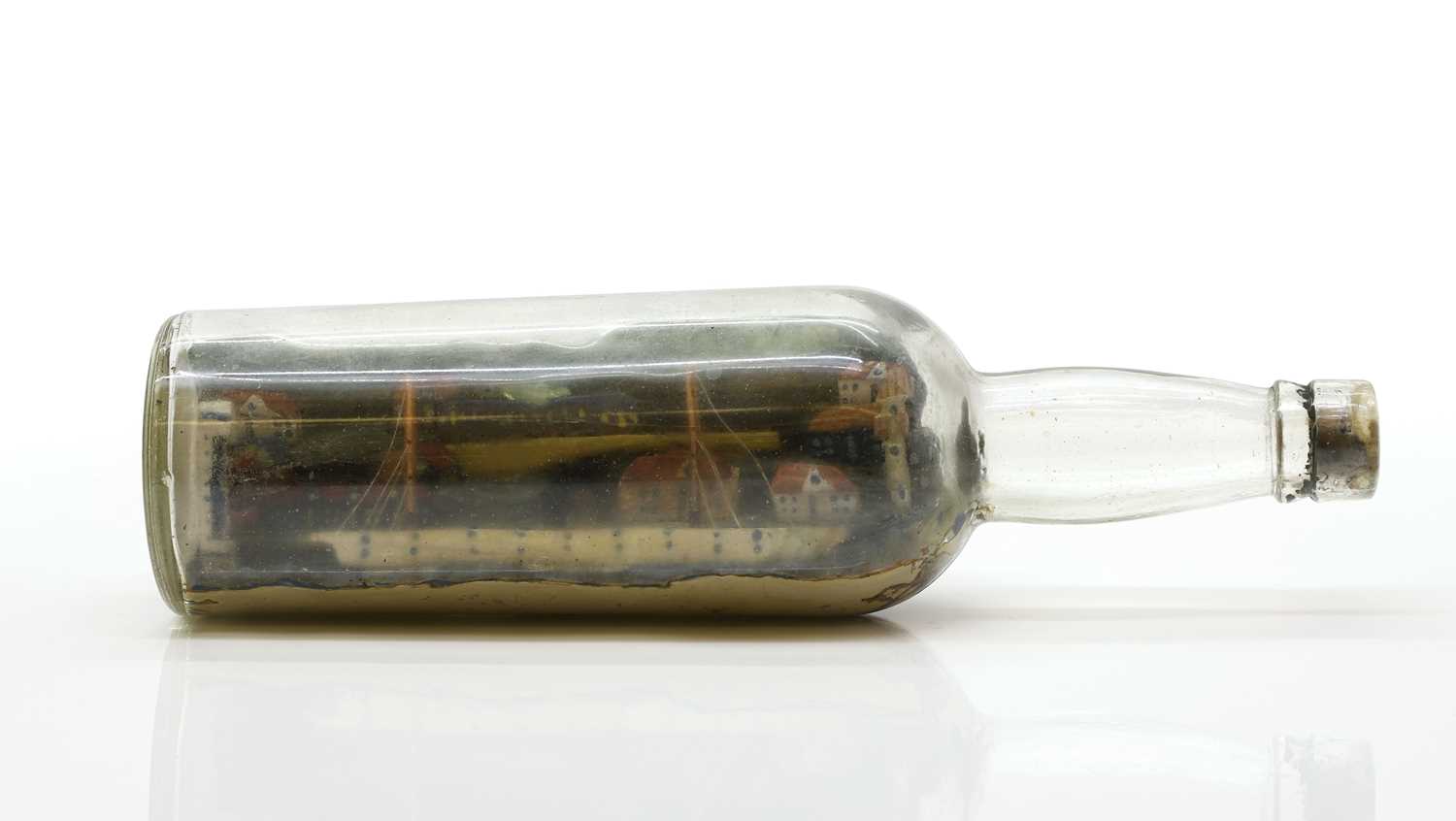 A Victorian ship in a bottle