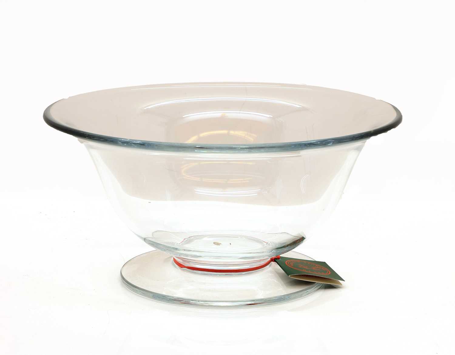 A William Yeowood glass pedestal bowl