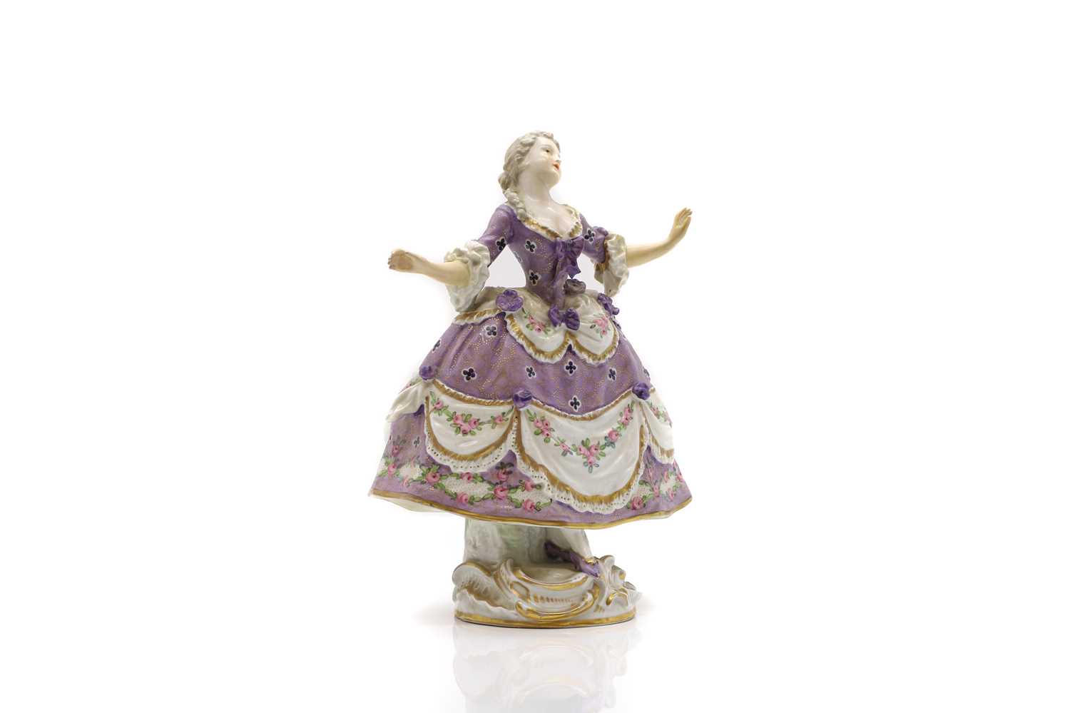 A Sevres style porcelain figure