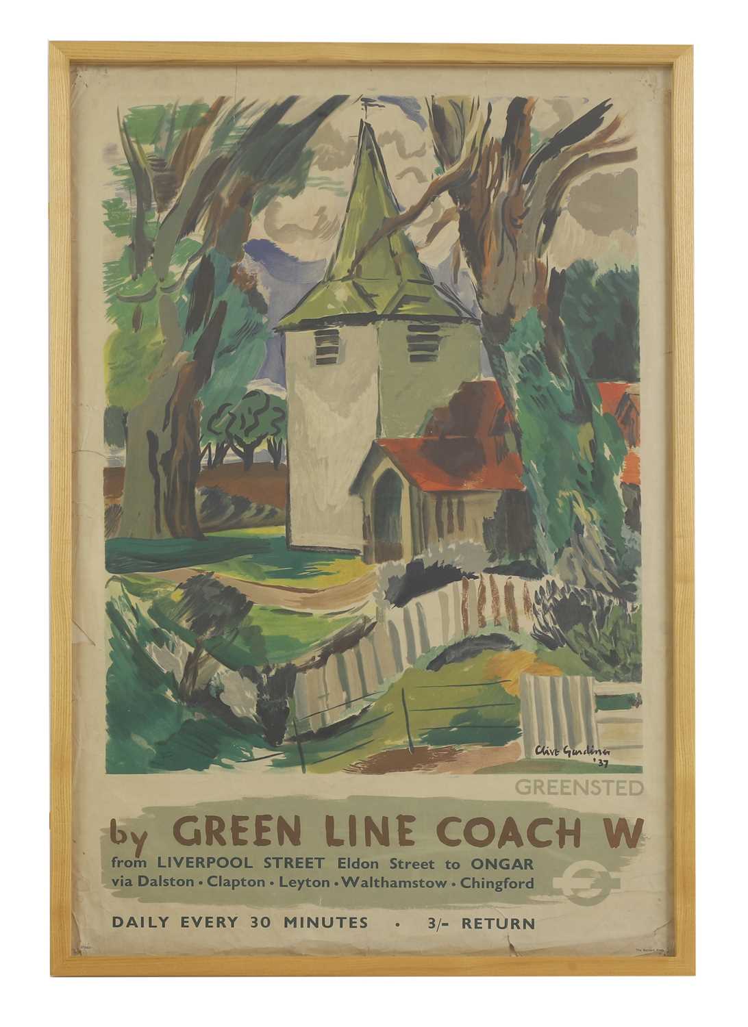 A travel poster,