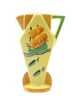 An Art Deco pottery Burleighware jug,