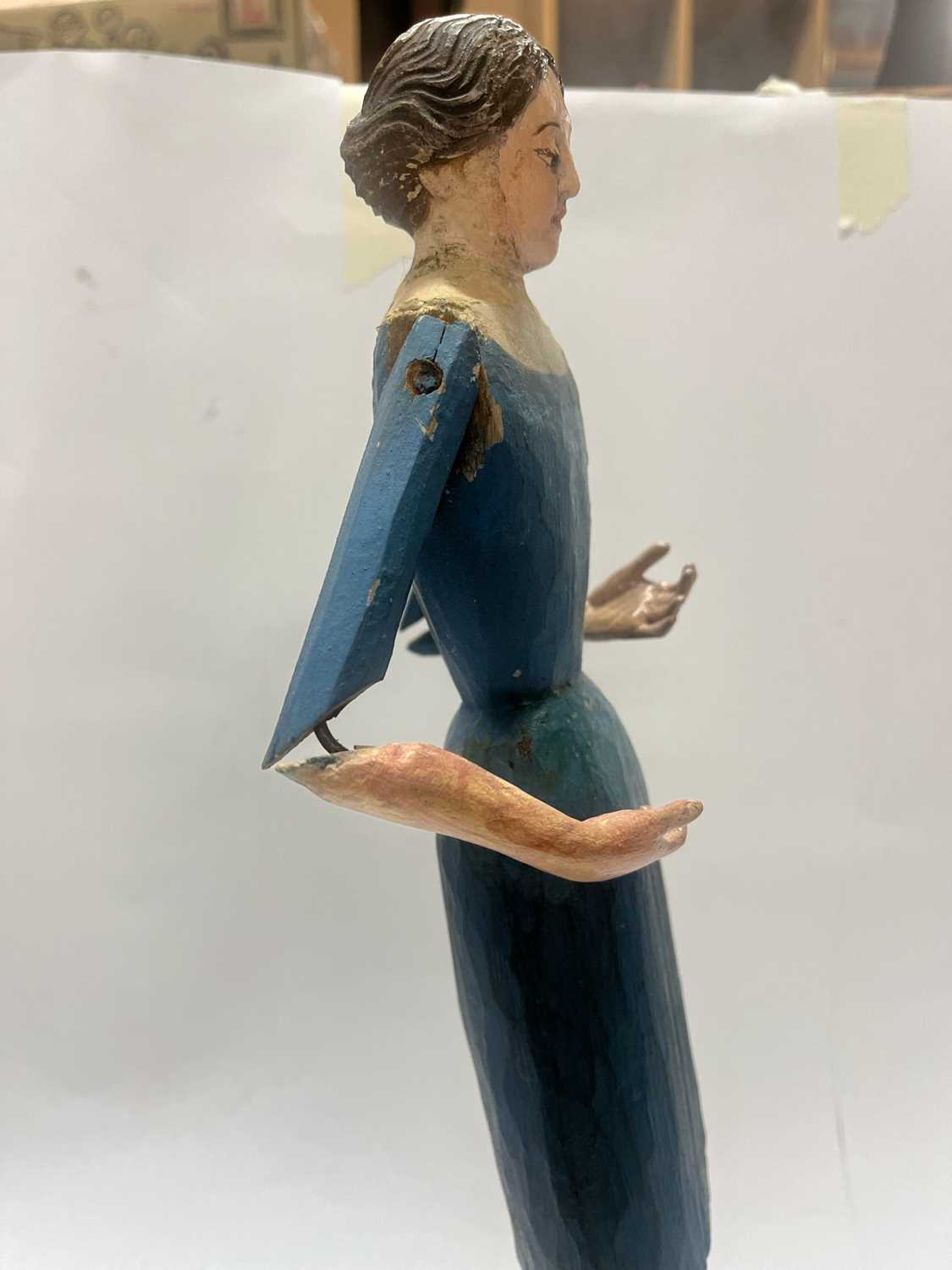 A painted wooden doll, - Image 10 of 27