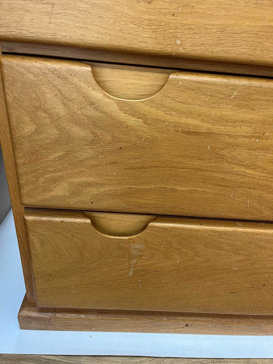 A light oak chest of four drawers and a bedside cabinet, - Image 10 of 23