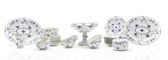 A Royal Copenhagen porcelain service,