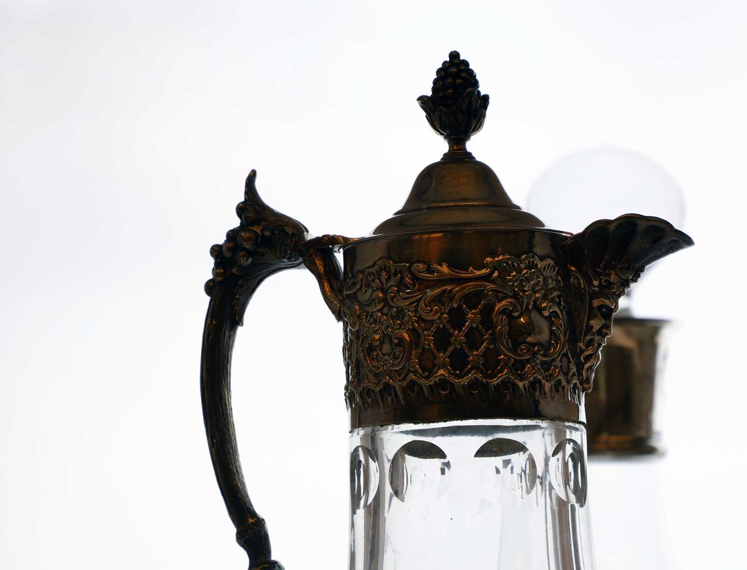 A collection of silver mounted decanters - Image 3 of 8