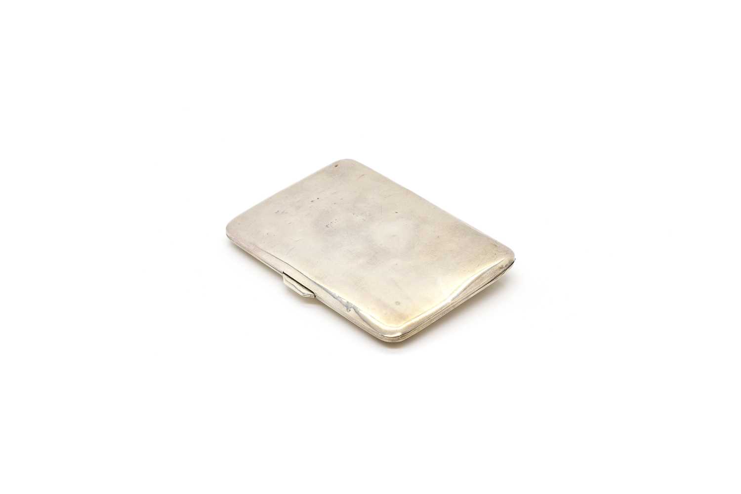 A silver cigarette case - Image 3 of 4