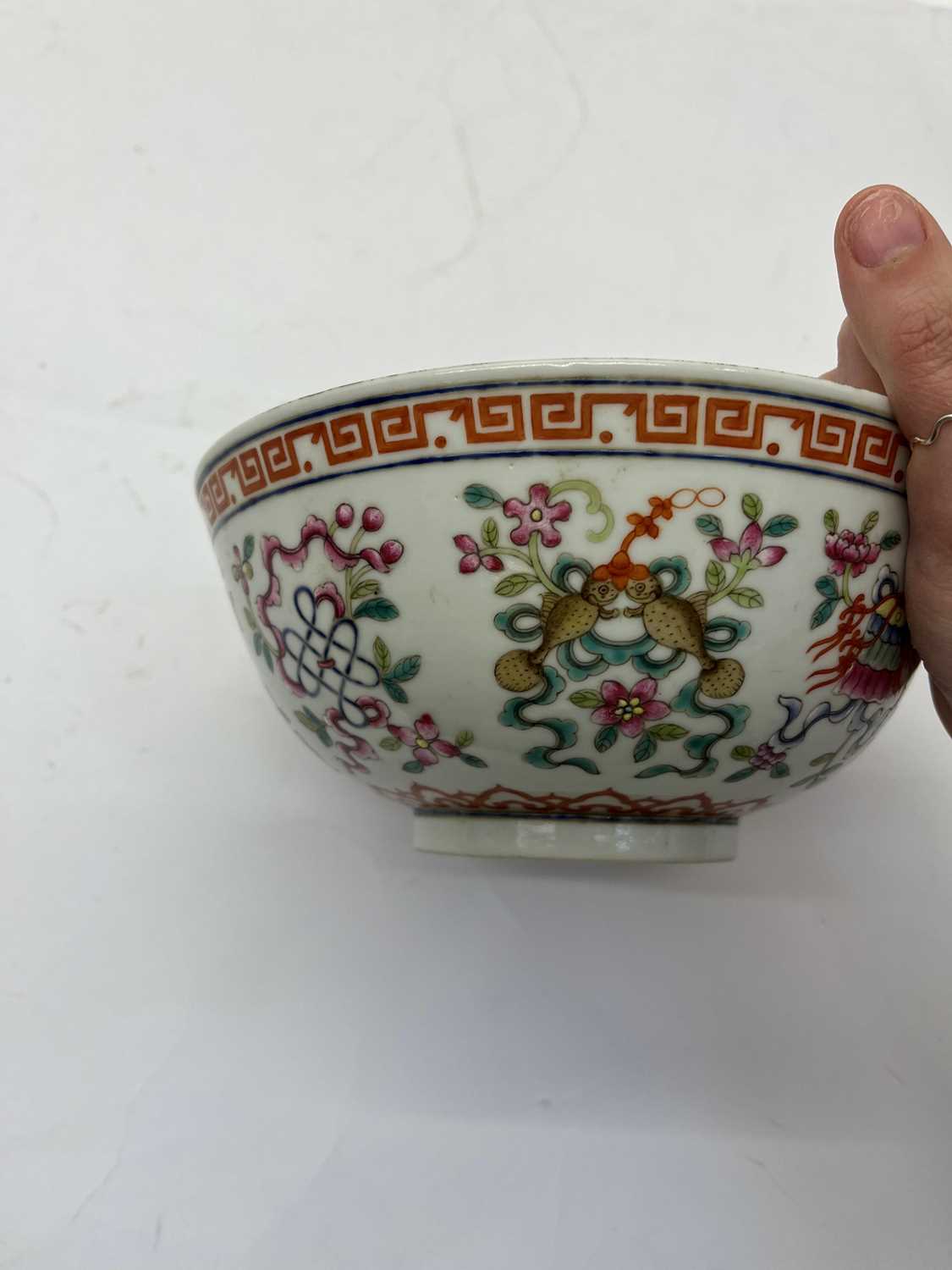 A Chinese famille rose bowl, - Image 5 of 14