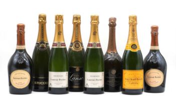 A selection of non-vintage champagnes