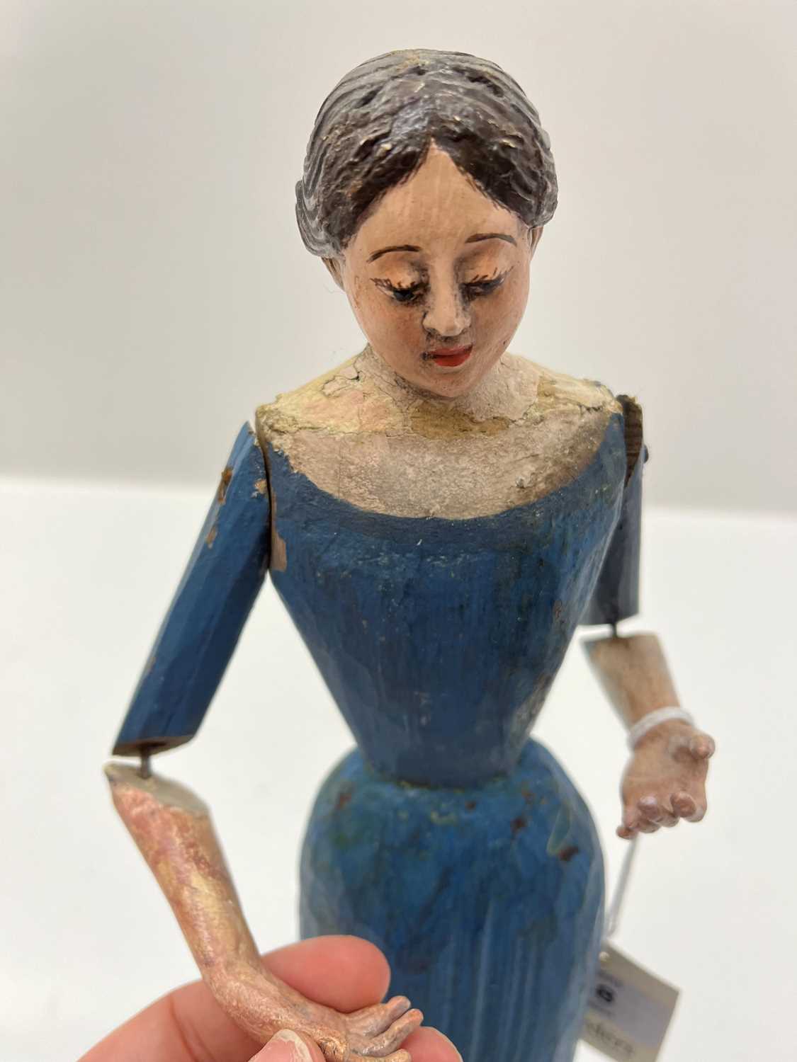 A painted wooden doll, - Image 24 of 27