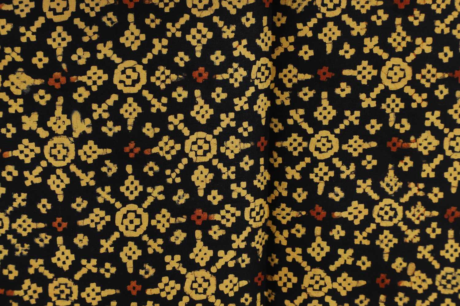 A group of batik resist-dyed cloths, - Image 3 of 8