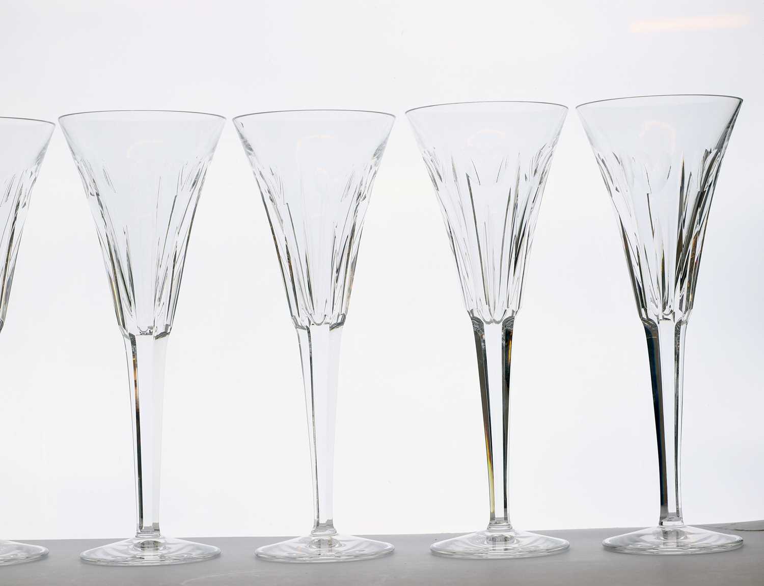 A set of twelve Waterford 'Millennium' collection champagne flutes - Image 2 of 8