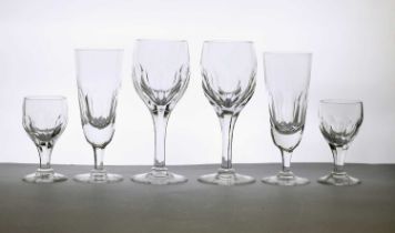 A part suite of Thomas Webb 'Royal Yacht' pattern glasses