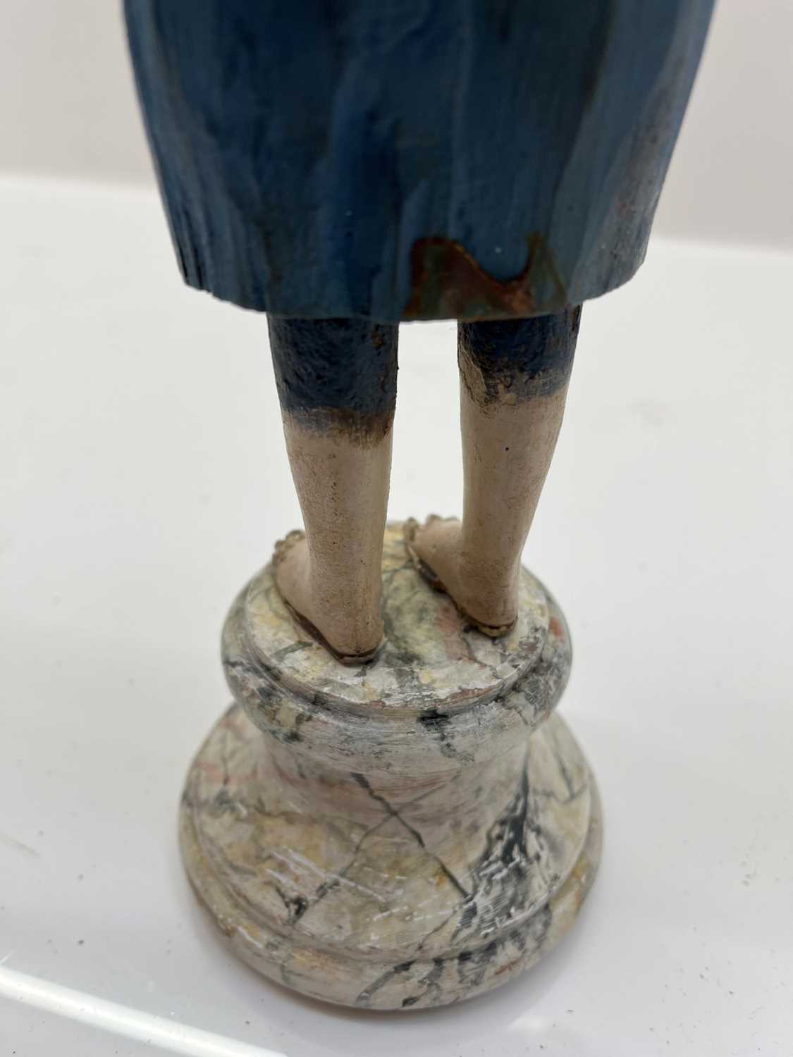 A painted wooden doll, - Image 22 of 27