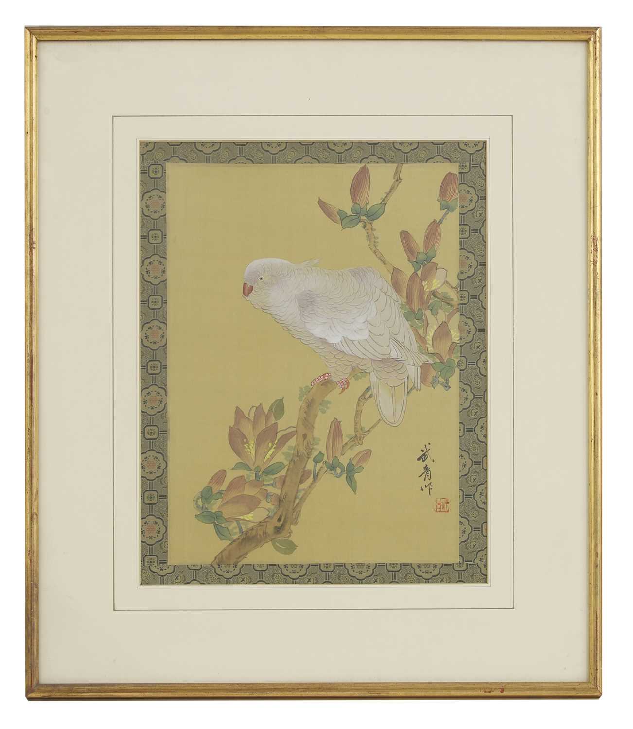 A group of six Chinese watercolour paintings, - Image 3 of 7