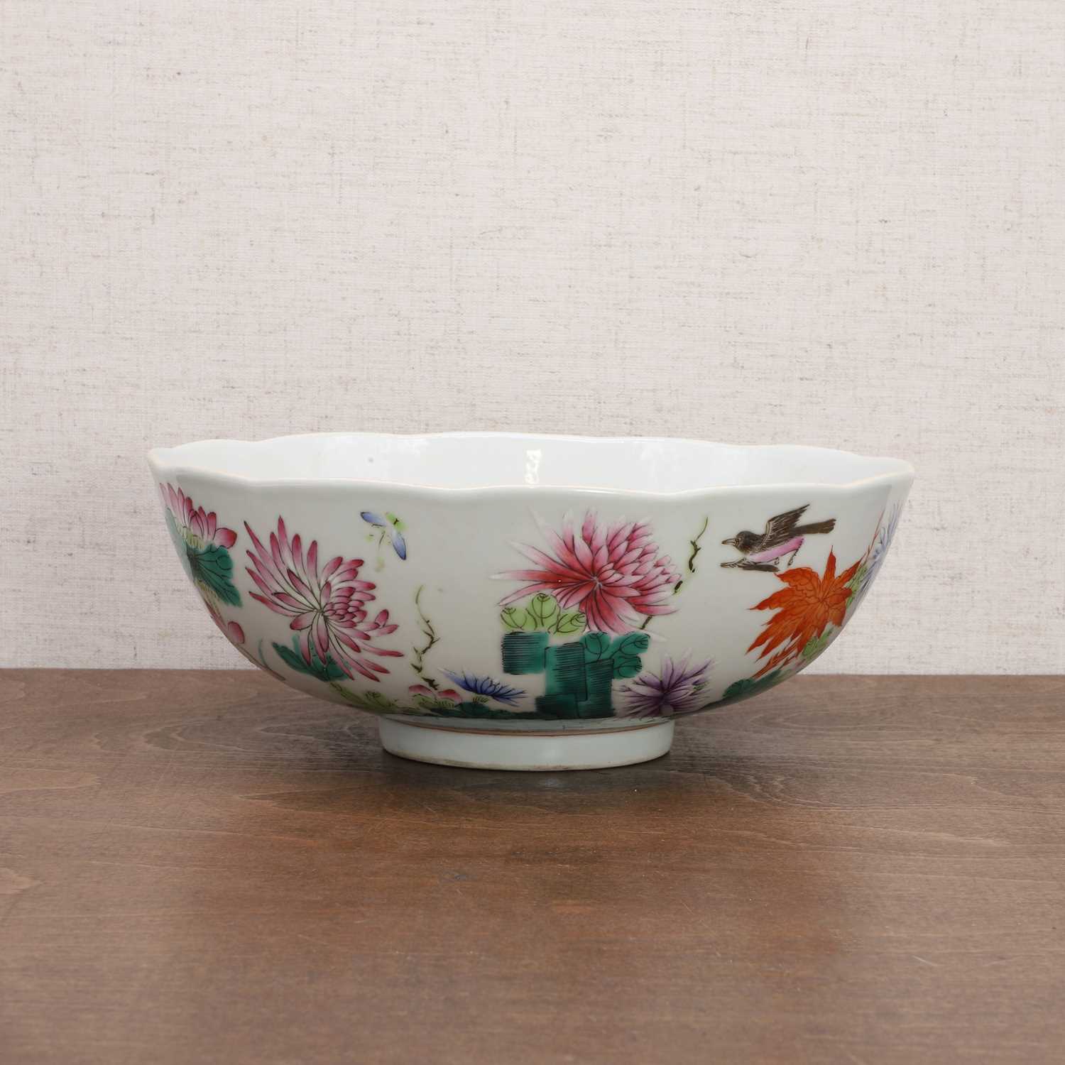 A Chinese famille rose bowl, - Image 3 of 8