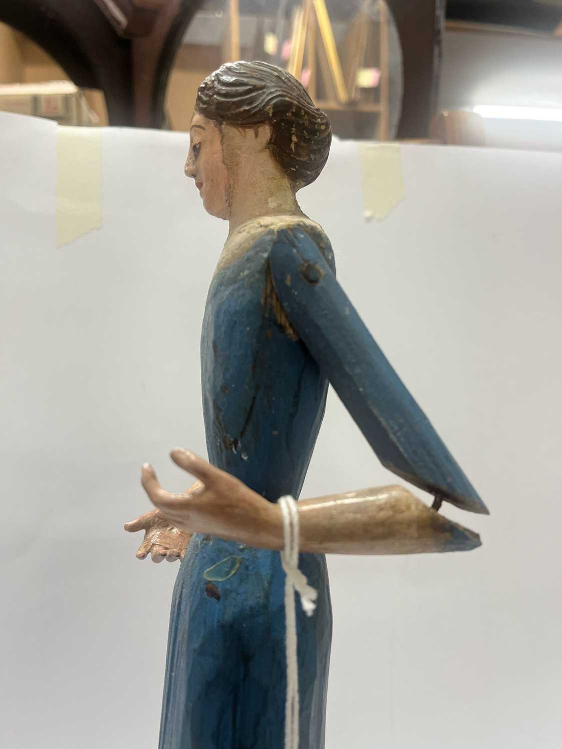 A painted wooden doll, - Image 13 of 27