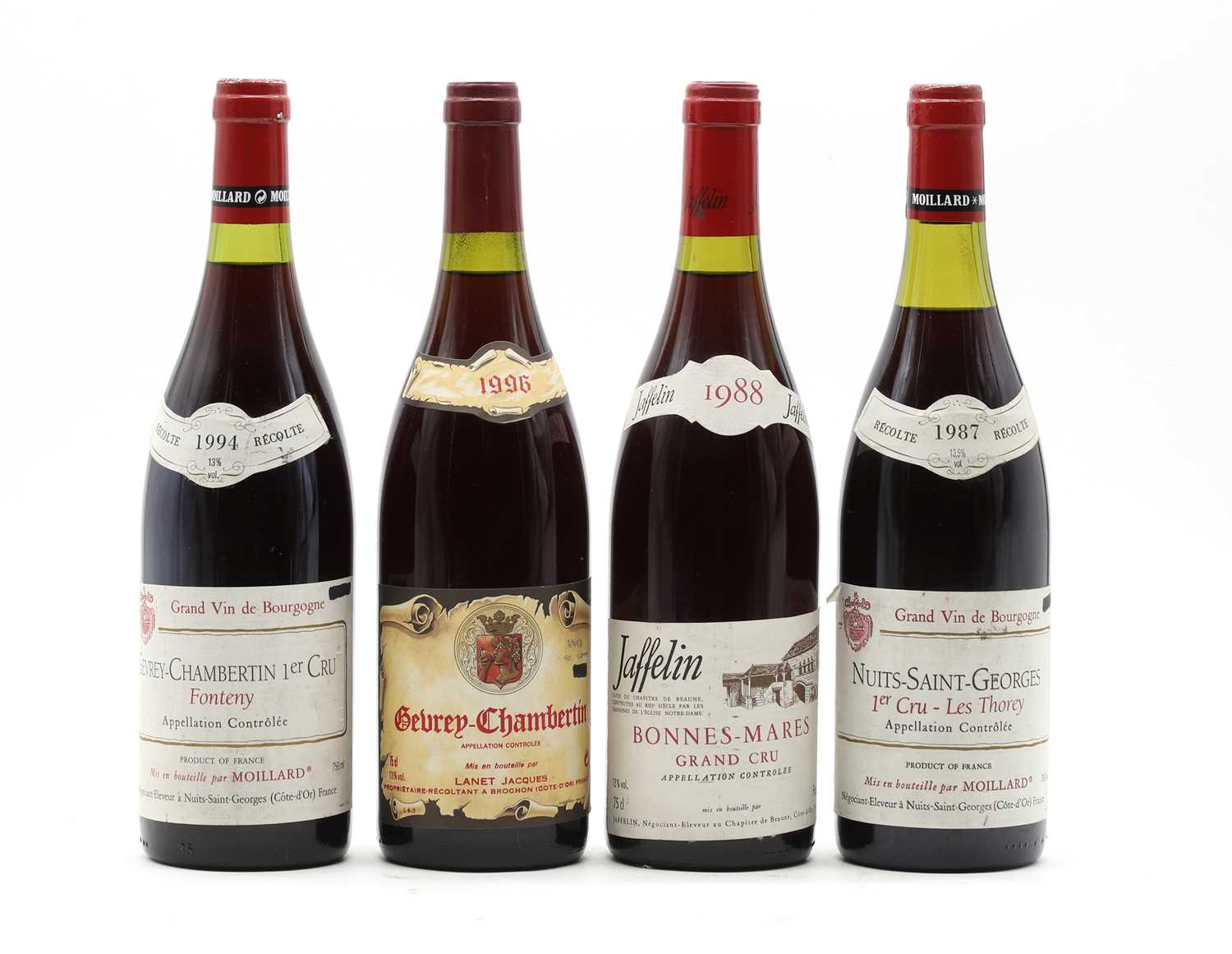 A selection of Red Burgundy Wines,