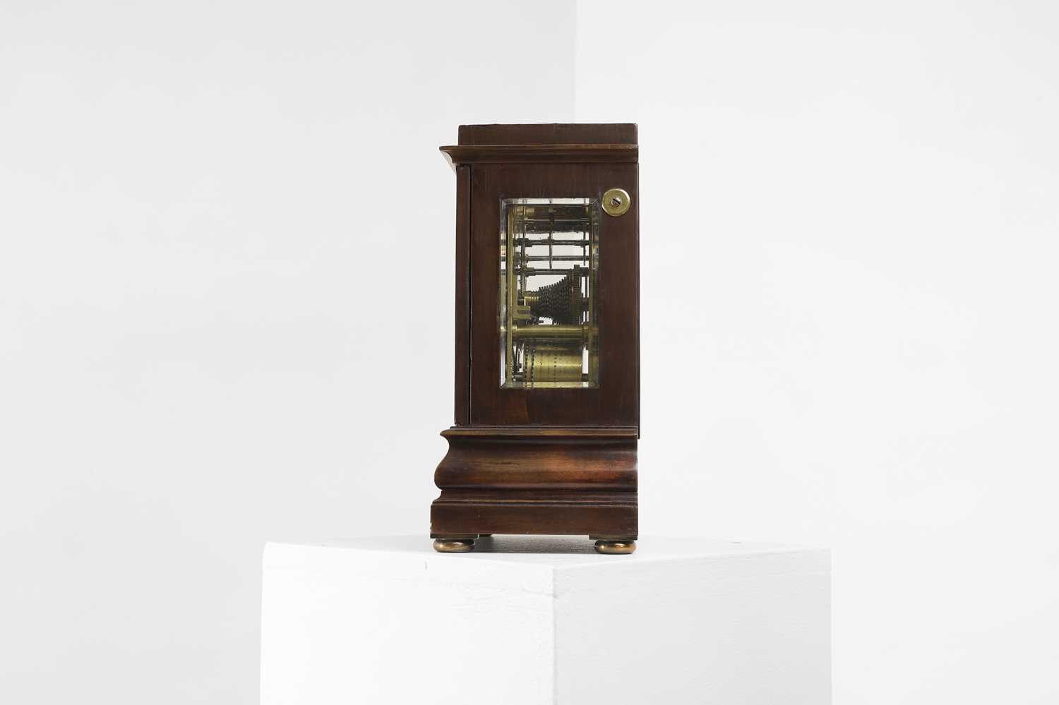 A Regency mahogany bracket clock, - Image 8 of 8
