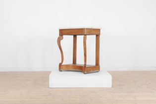 A provincial cherrywood side table,