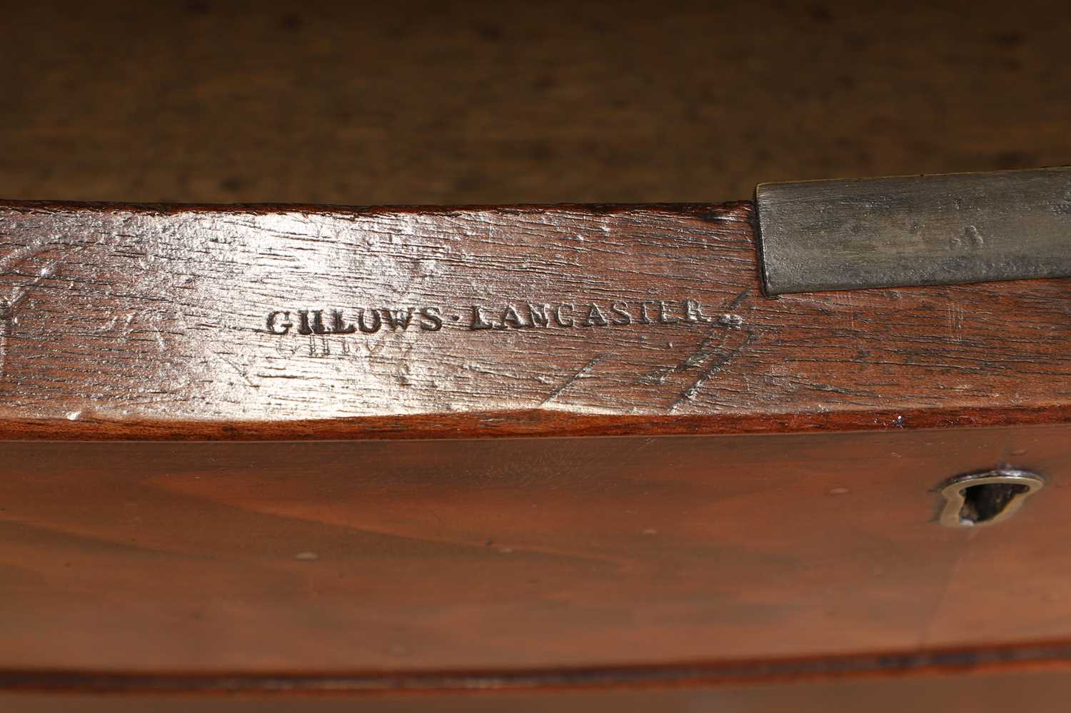 A George III mahogany chest of drawers by Gillows of Lancaster, - Image 4 of 9