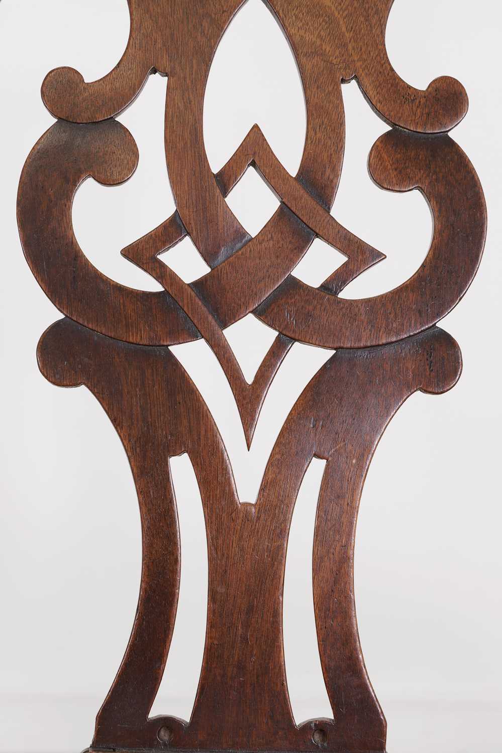 A pair of George II mahogany side chairs, - Image 5 of 8