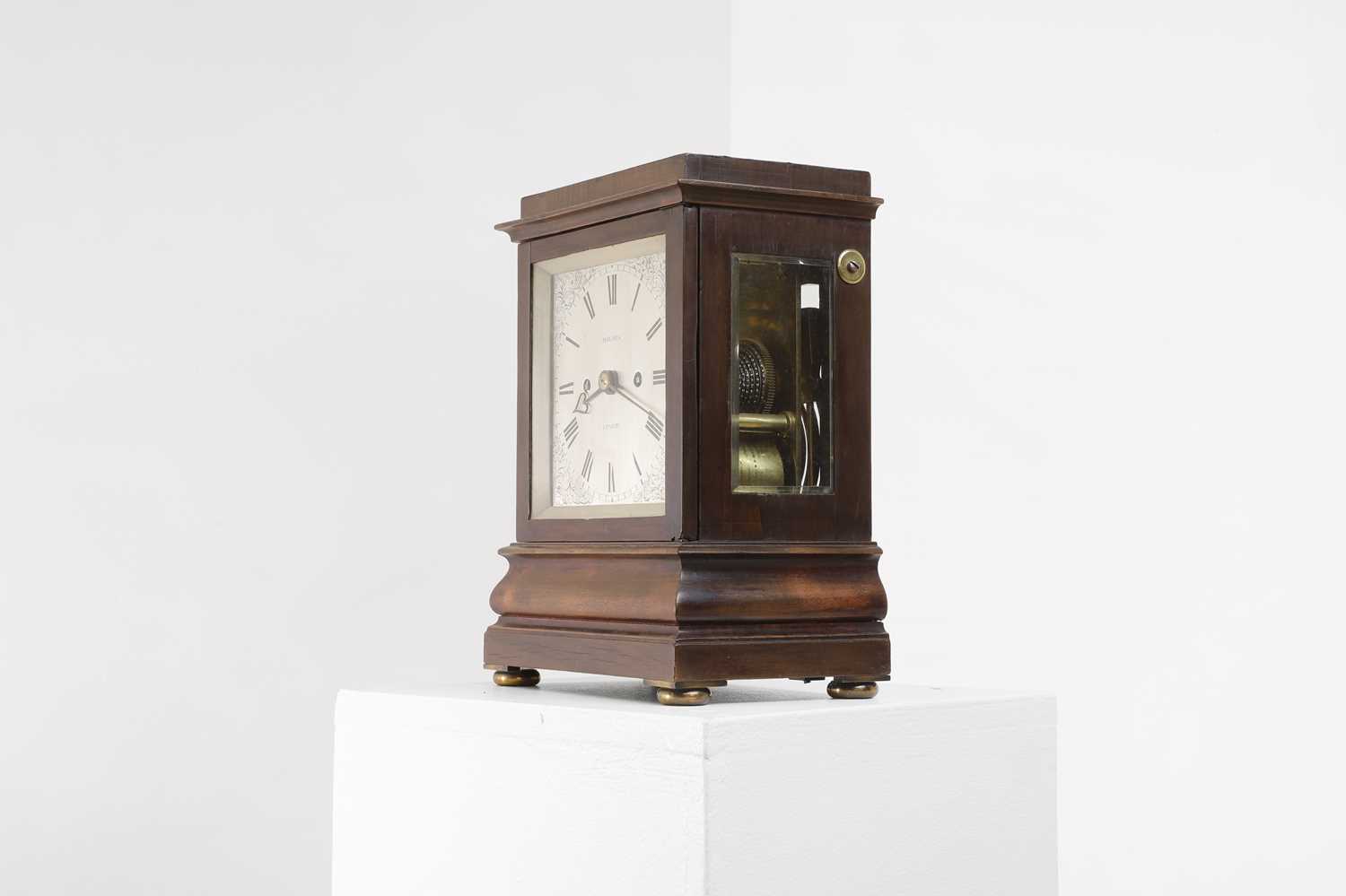 A Regency mahogany bracket clock, - Image 2 of 8