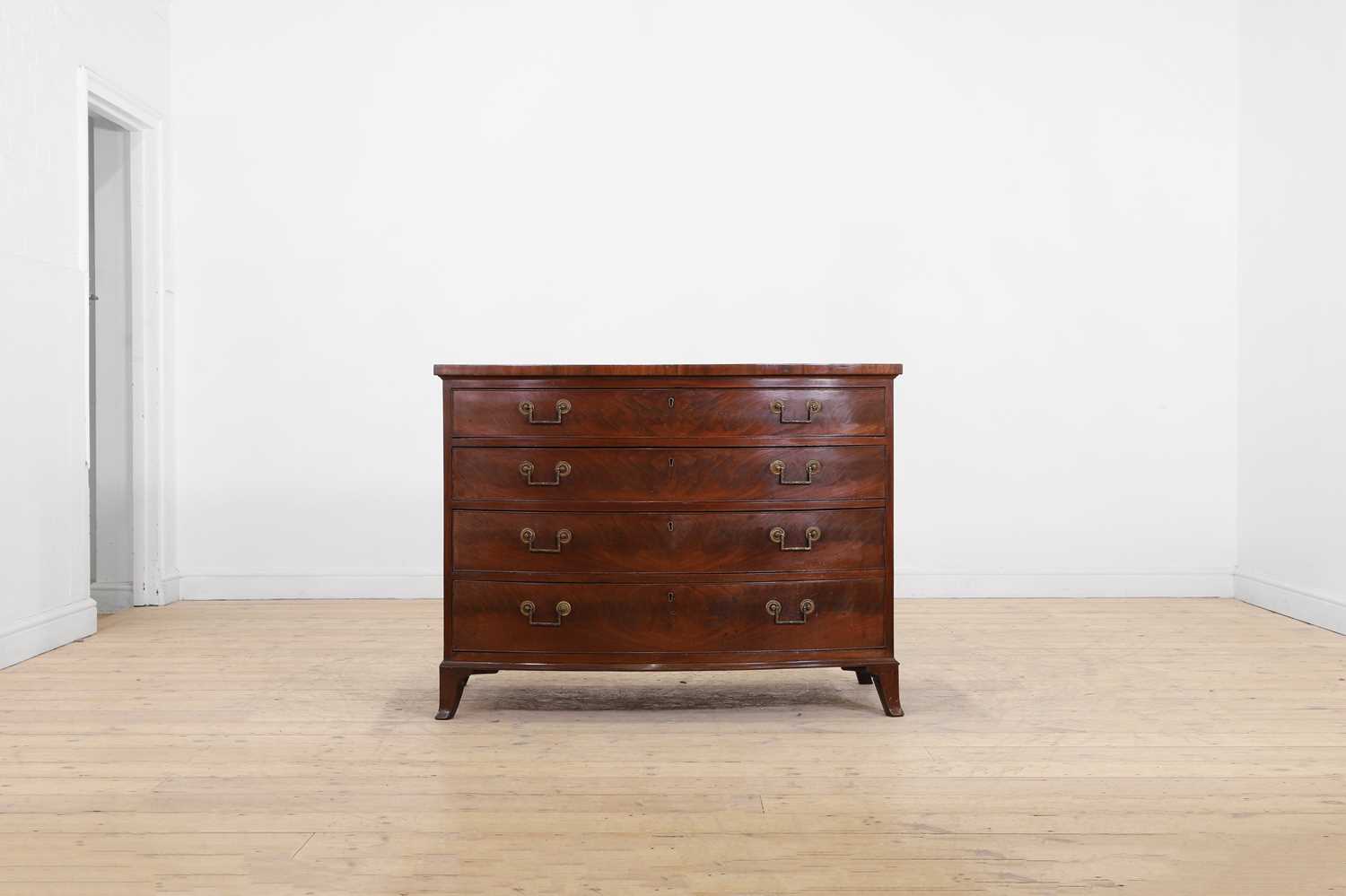 A George III mahogany chest of drawers by Gillows of Lancaster,
