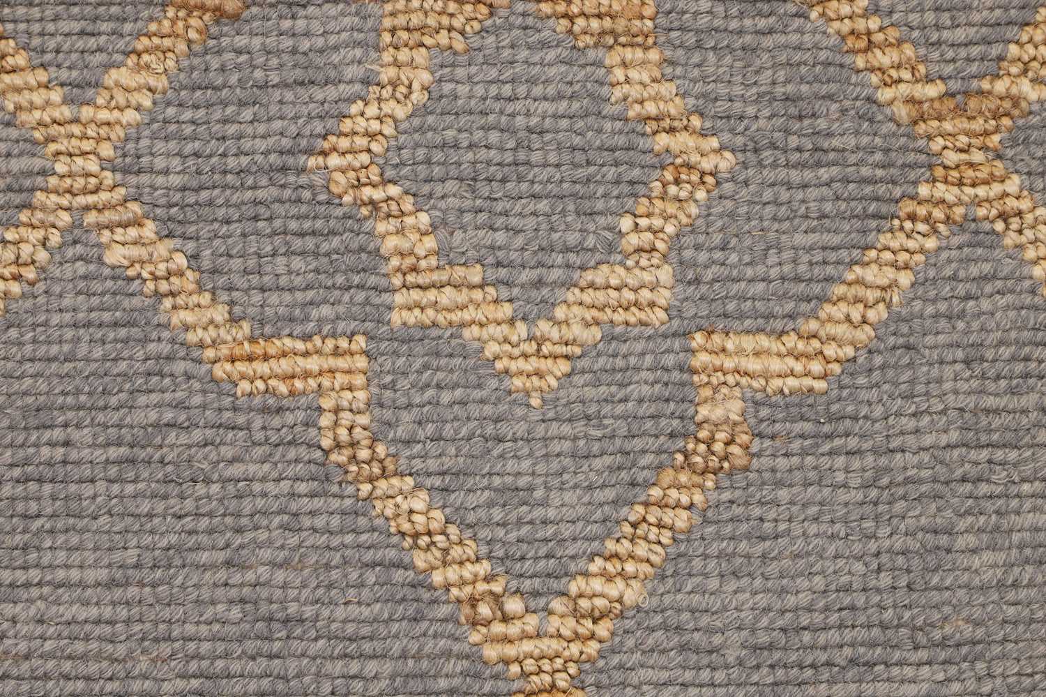A jute and wool carpet, - Image 7 of 9