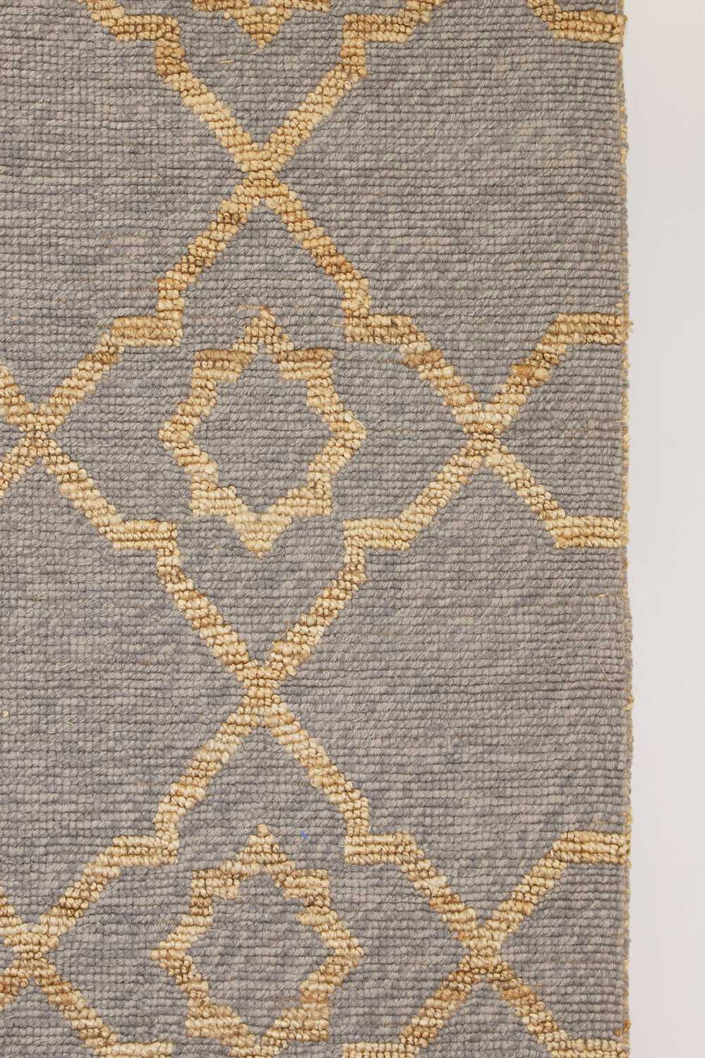 A jute and wool carpet, - Image 6 of 9