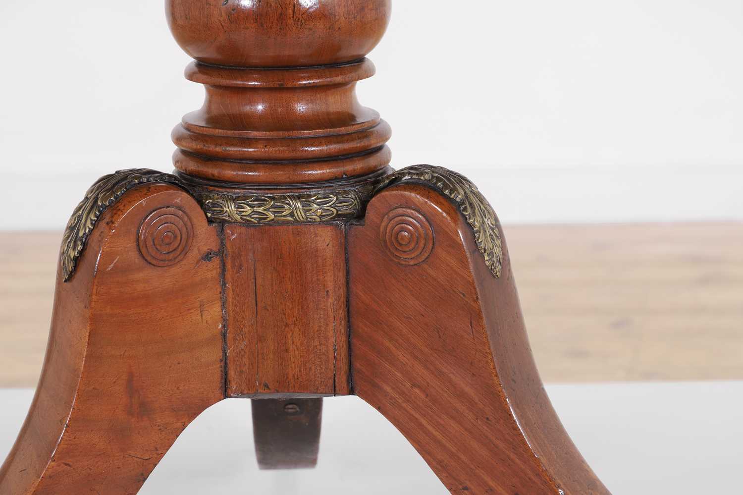 A Regency mahogany and brass centre table, - Image 7 of 7