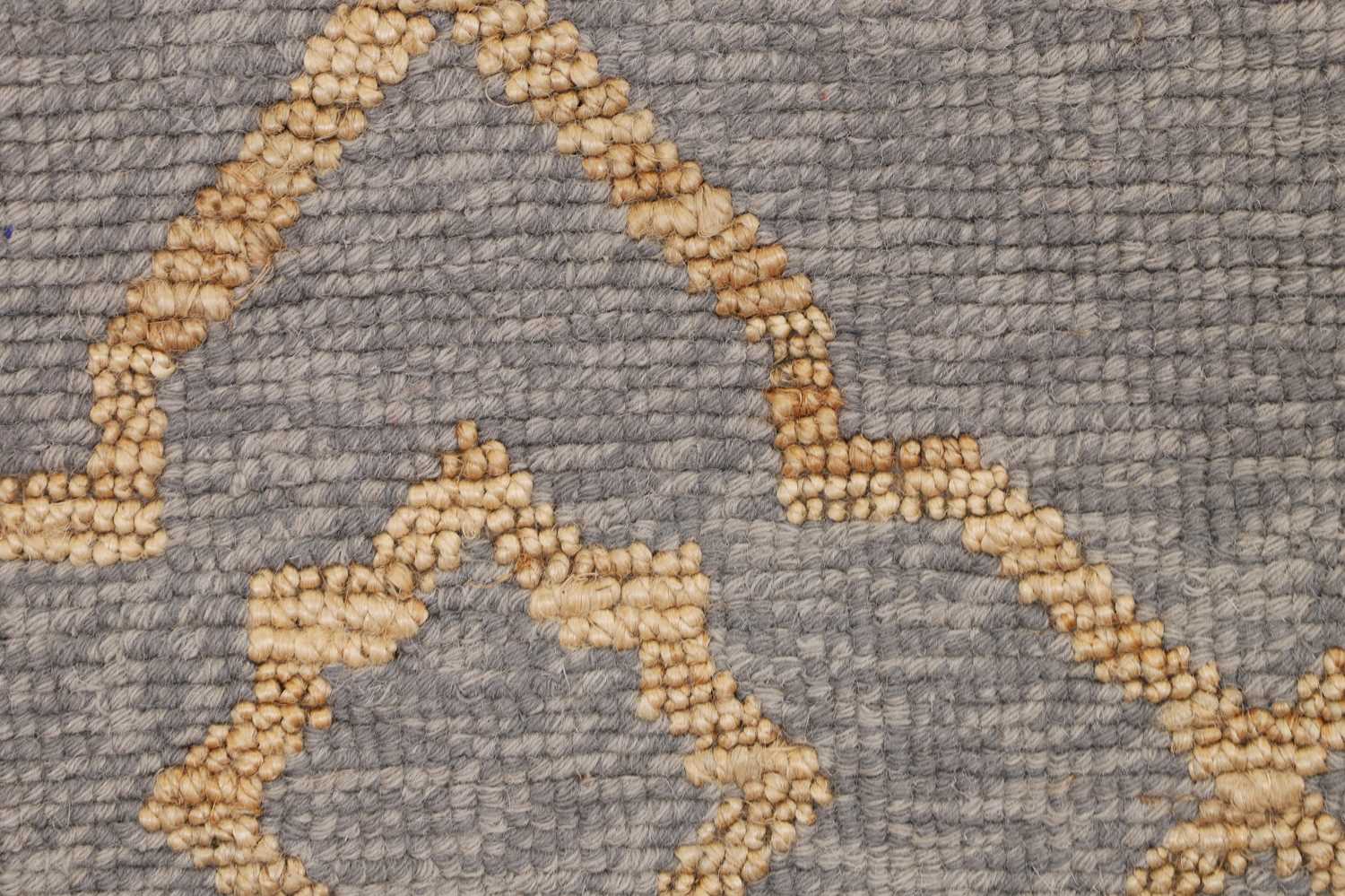 A jute and wool carpet, - Image 2 of 9