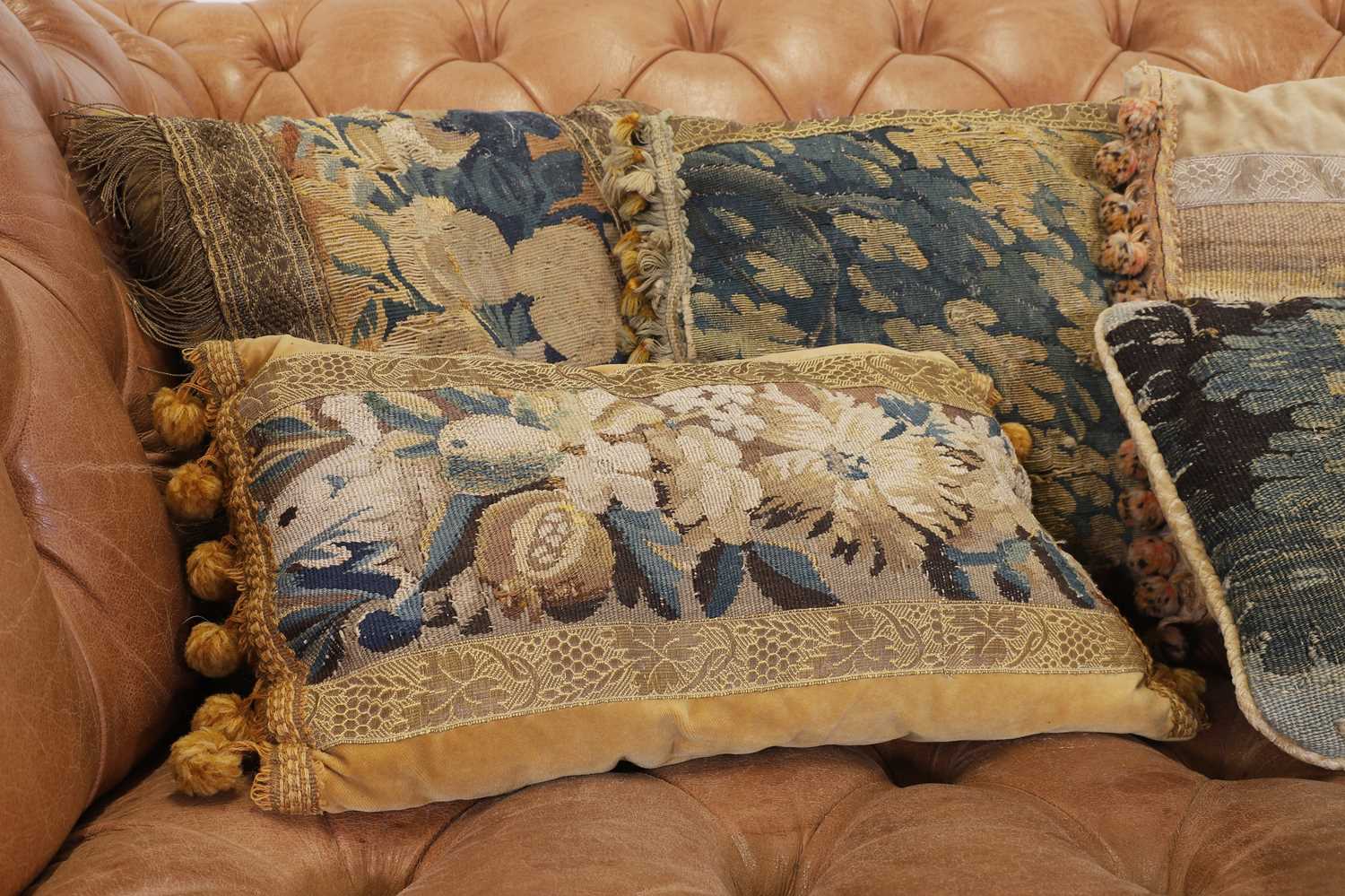 A collection of ten tapestry cushions, - Image 9 of 9