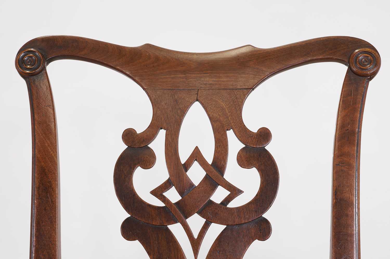 A pair of George II mahogany side chairs, - Image 4 of 8