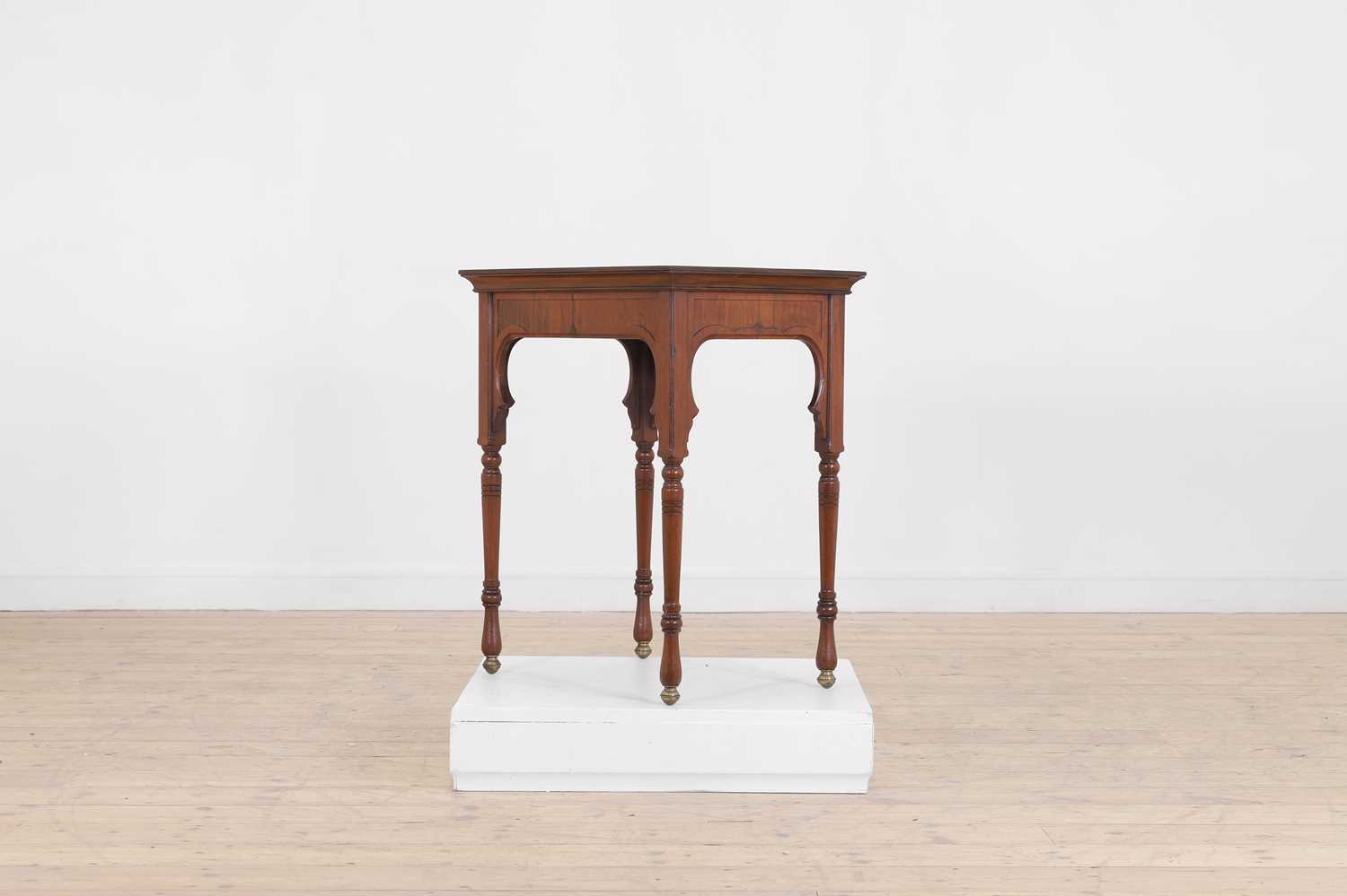 A Victorian Aesthetic Period walnut occasional table, - Image 5 of 6