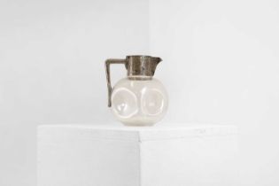A Victorian silver-mounted claret jug,