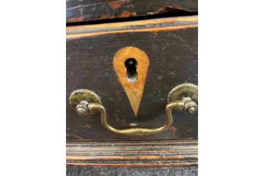 A George III provincial painted pine mule chest, - Image 23 of 24