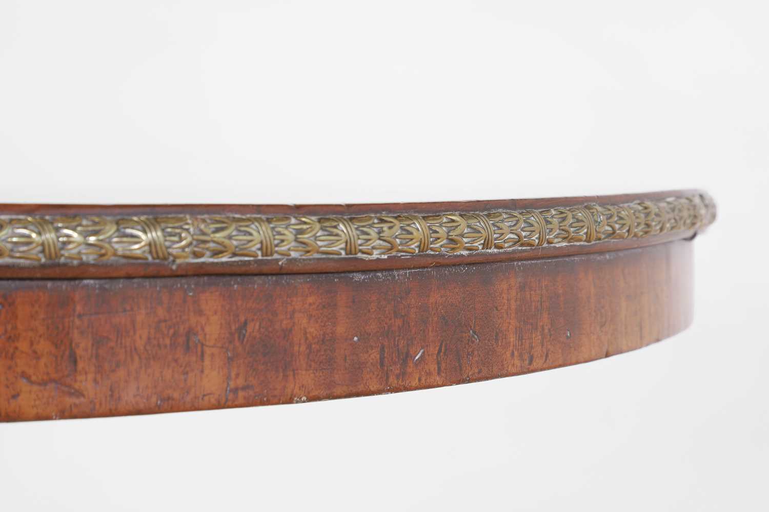 A Regency mahogany and brass centre table, - Image 6 of 7