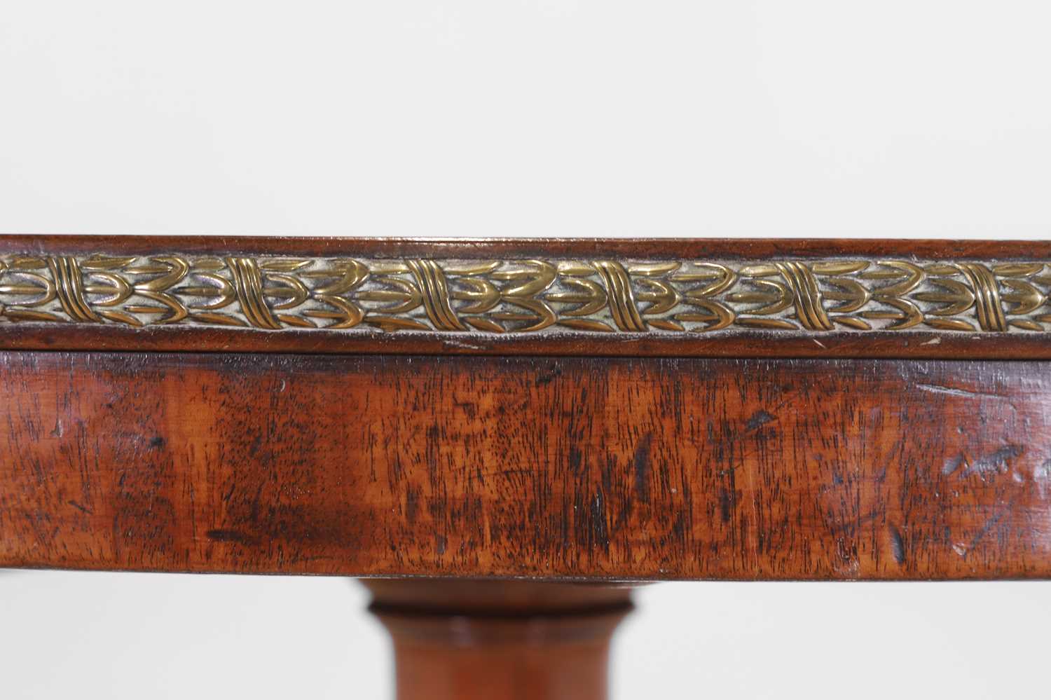 A Regency mahogany and brass centre table, - Image 5 of 7