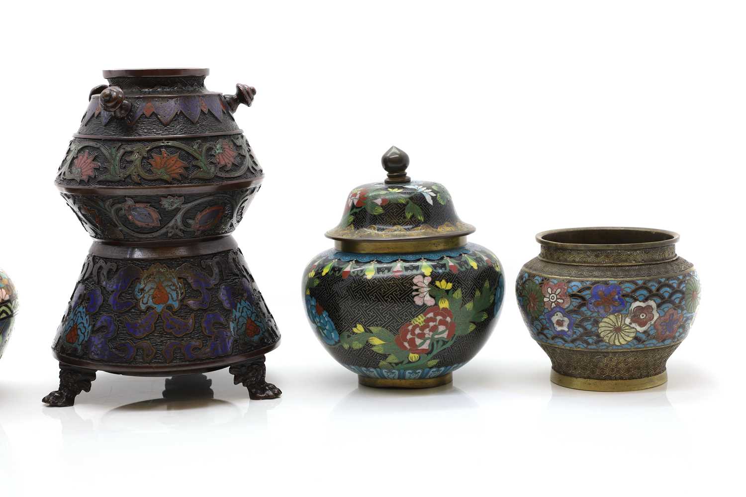 A group of Japanese cloisonné, - Image 3 of 4