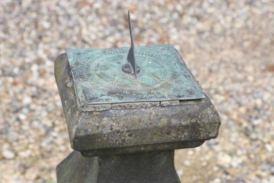 A Victorian carved stone sundial, - Image 7 of 8