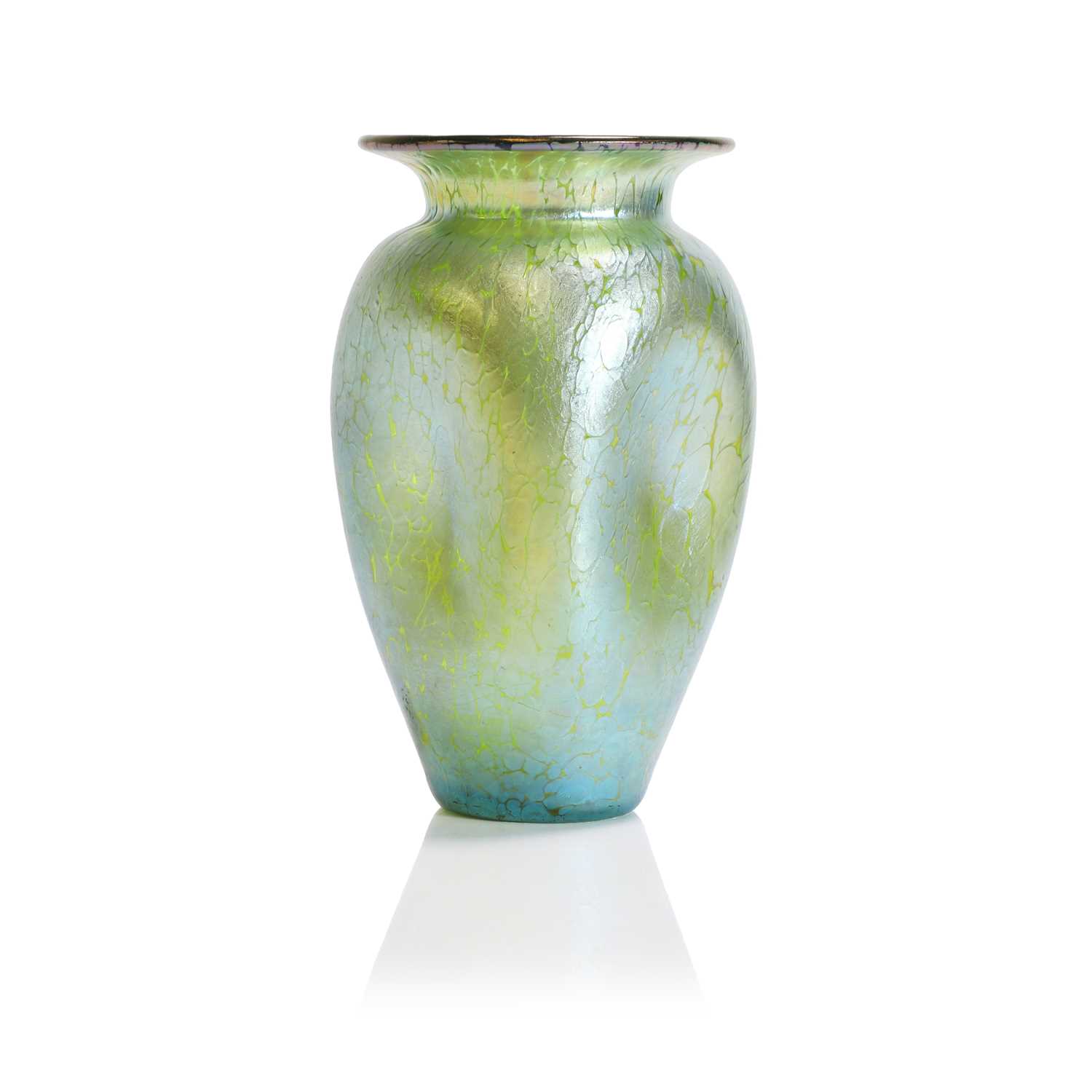 A Loetz iridescent glass 'Papillon' vase,