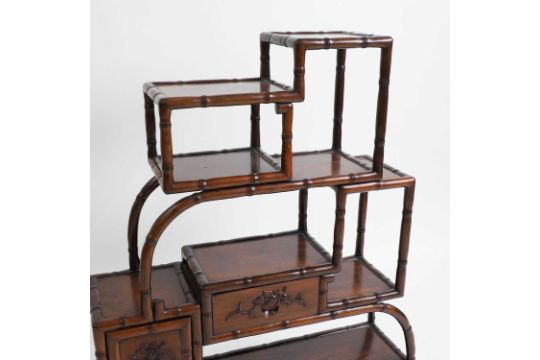 A Chinese display cabinet, - Image 5 of 7