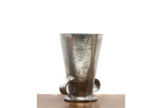 An Oliver Baker for Liberty & Co pewter vase - Image 1 of 2