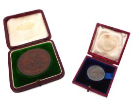 A Scottish bronze medallion, Fife, Clackmannan & Kinross Edinburgh Association - named to Andrina T.