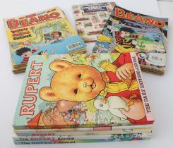Five hardcover Rupert Annuals: Without Vol No. (Express Newspapers 1981); Without Vol No. (express