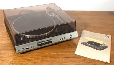 A Dual 731Q electronic direct drive turntable - with Ortofon cartridge and original instruction